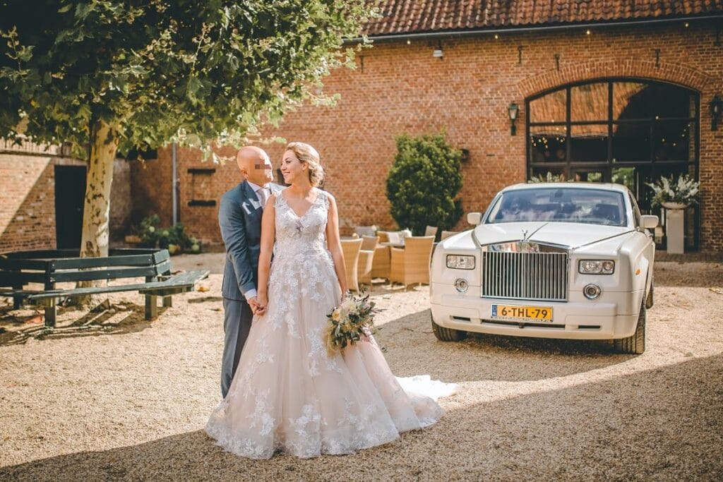 Precious wedding dress Eddy K White Regular Long V-neck New (Un-Altered) Satin Size 38